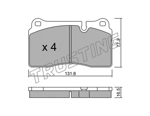 Brake Pad Set, disc brake (711.0)
