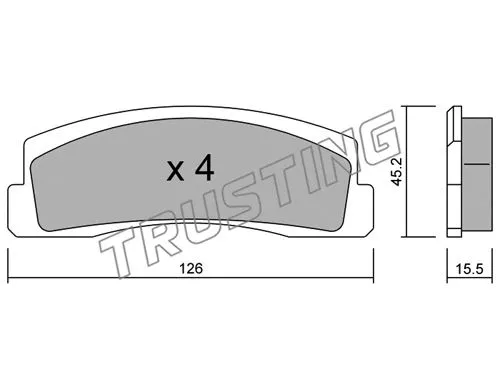 Brake Pad Set, disc brake (048.0)