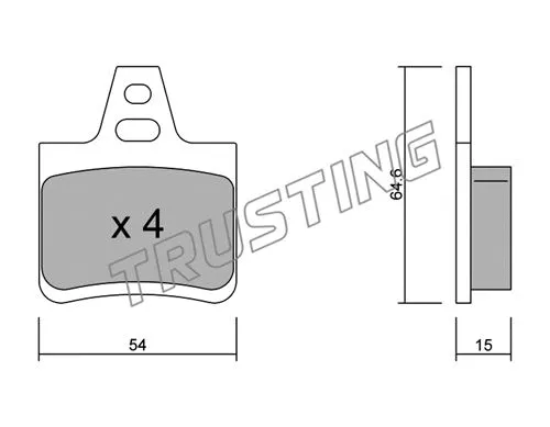 Brake Pad Set, disc brake (294.0)