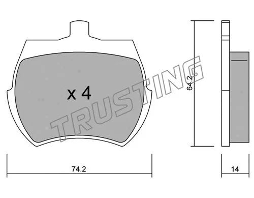 Brake Pad Set, disc brake (021.0)
