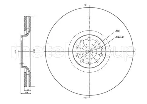Brake Disc (DF738)
