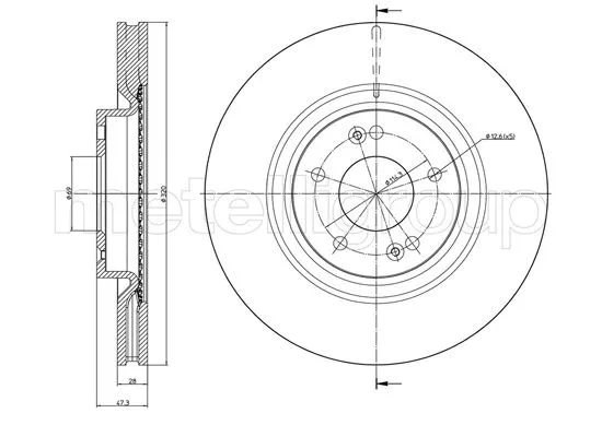 Brake Disc (DF1538)