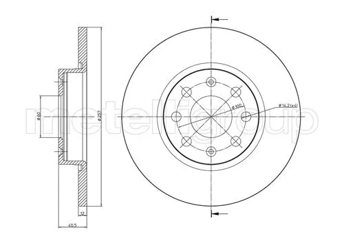 Brake Disc (DF1278)
