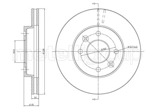 Brake Disc (DF272)