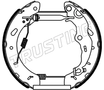 Brake Shoe Set (6555)