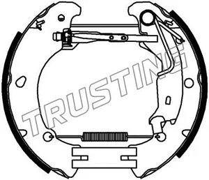 Brake Shoe Set (6378)