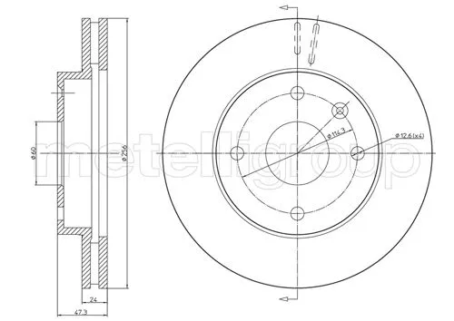 Brake Disc (DF099)