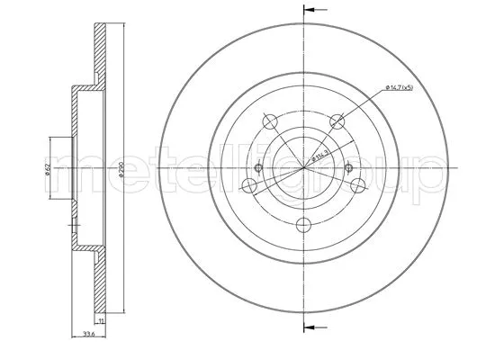 Brake Disc (DF1439)