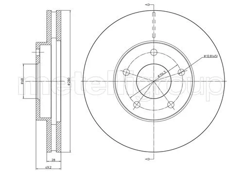 Brake Disc (DF915)