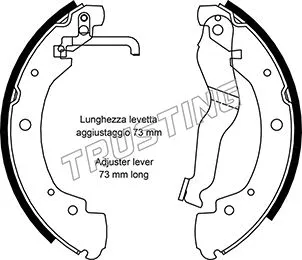 Brake Shoe Set (124.285)