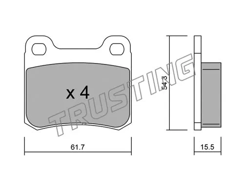 Brake Pad Set, disc brake (094.1)