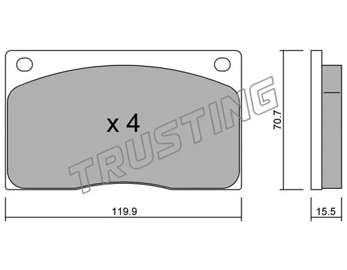 Brake Pad Set, disc brake (091.0)