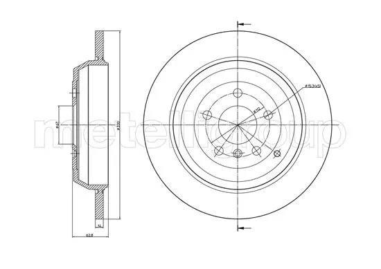 Brake Disc (DF1417)