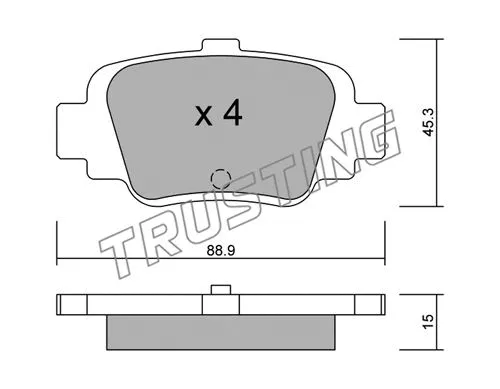 Brake Pad Set, disc brake (758.0)