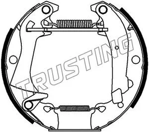Brake Shoe Set (6029)