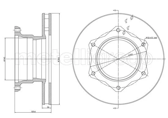Brake Disc (DF1133)
