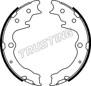 Brake Shoe Set, parking brake (049.163)