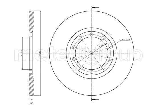 Brake Disc (DF1083)