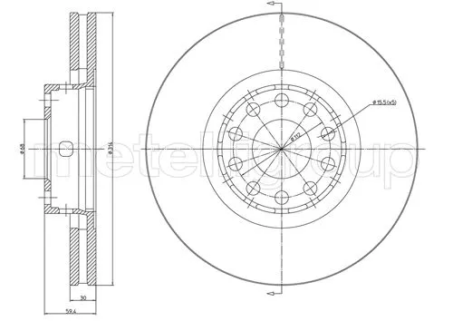 Brake Disc (DF783)