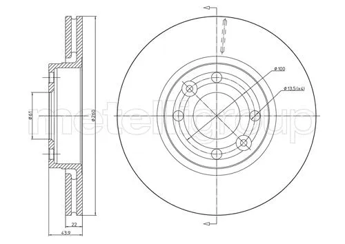 Brake Disc (DF972)