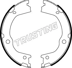 Brake Shoe Set, parking brake (046.227)