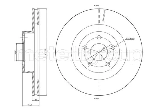Brake Disc (DF667)