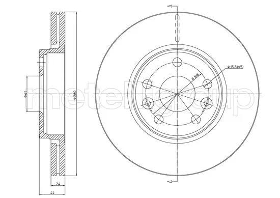 Brake Disc (DF1460)