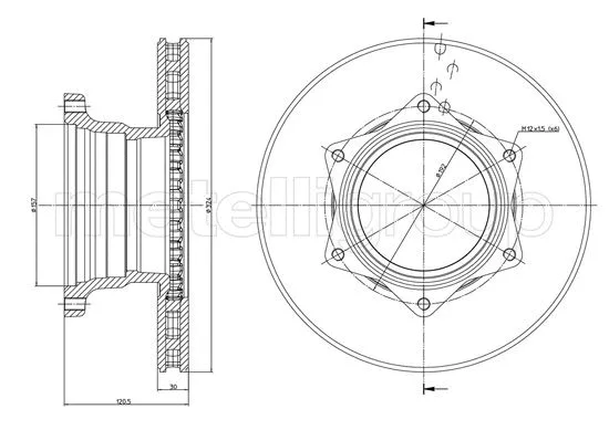 Brake Disc (DF1134)