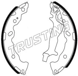 Brake Shoe Set (253.707)