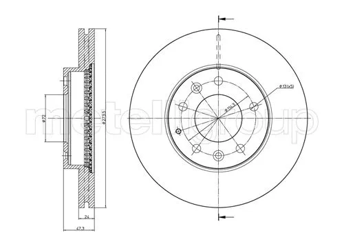 Brake Disc (DF1037)