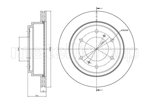 Brake Disc (DF371)