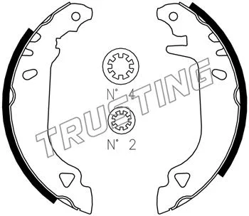 Brake Shoe Set (034.090S)