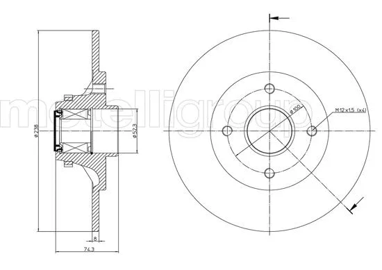 Brake Disc (DF830A)