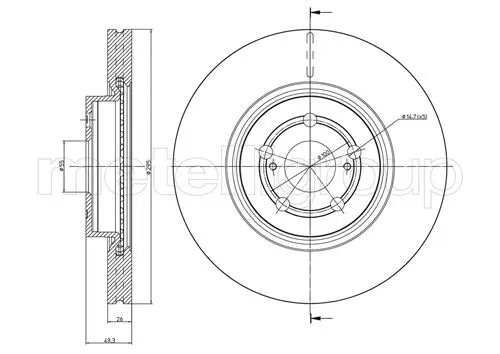 Brake Disc (DF463)