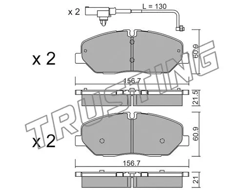 Brake Pad Set, disc brake (1094.1)