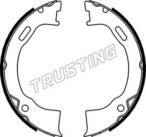 Brake Shoe Set, parking brake (040.159)