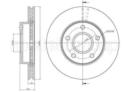 Brake Disc (DF249)