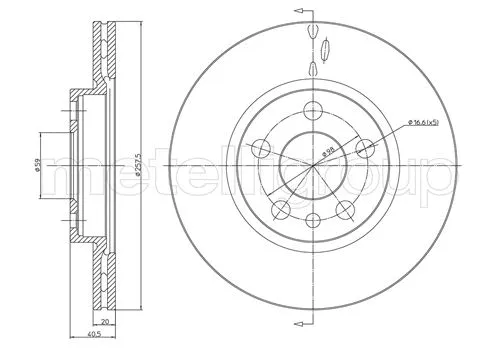 Brake Disc (DF499)