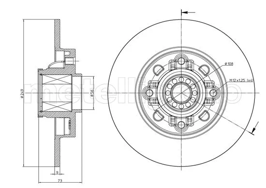 Brake Disc (DF1480A)