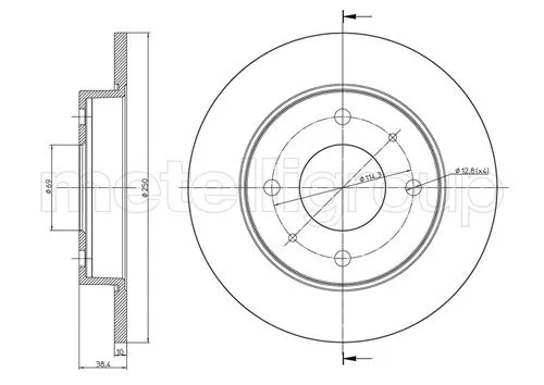 Brake Disc (DF418)