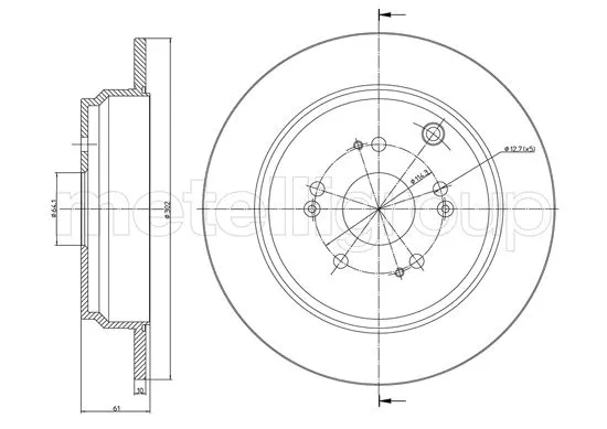 Brake Disc (DF1624)