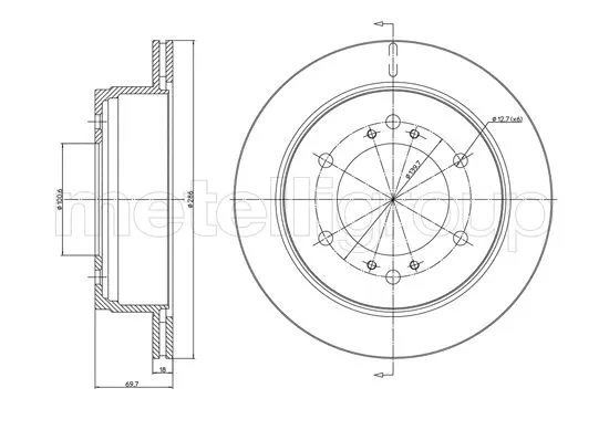 Brake Disc (DF787)