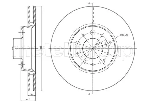 Brake Disc (DF804)