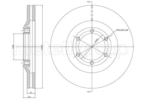 Brake Disc (DF1167)