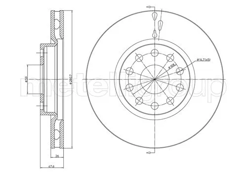 Brake Disc (DF678)