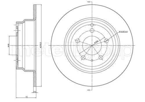 Brake Disc (DF061)