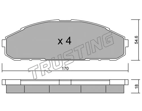 Brake Pad Set, disc brake (511.0)