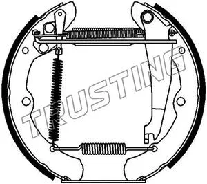 Brake Shoe Set (6195)