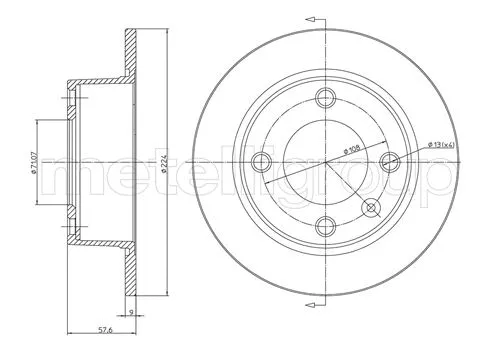 Brake Disc (DF183)