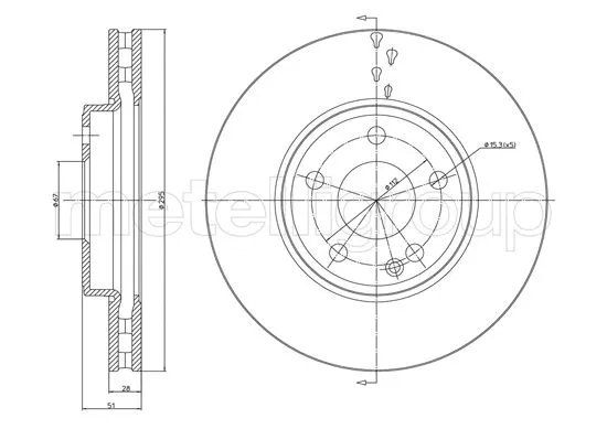 Brake Disc (DF1696)